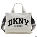 DKNY Hadlee - white/black - Medium with long strap 28 x 25 x 15 cm