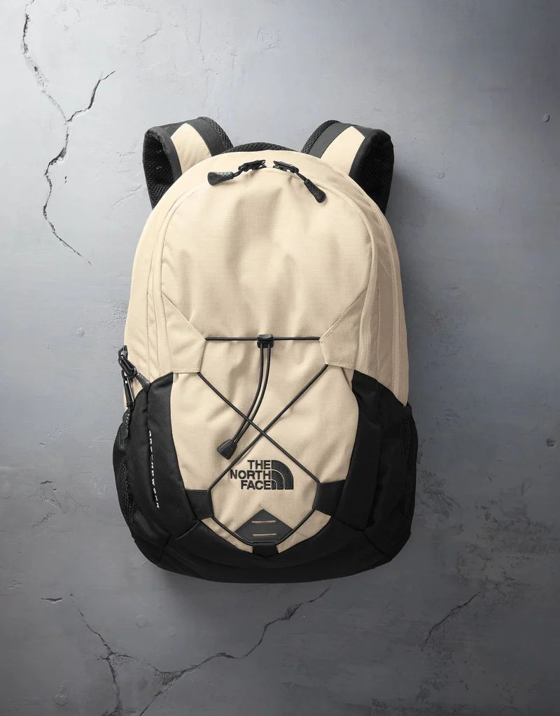 The North Face Groundwork Backpack - Ivory Dark Heather/TNF Black - NF0A3KX6BR71 / 29 Liter