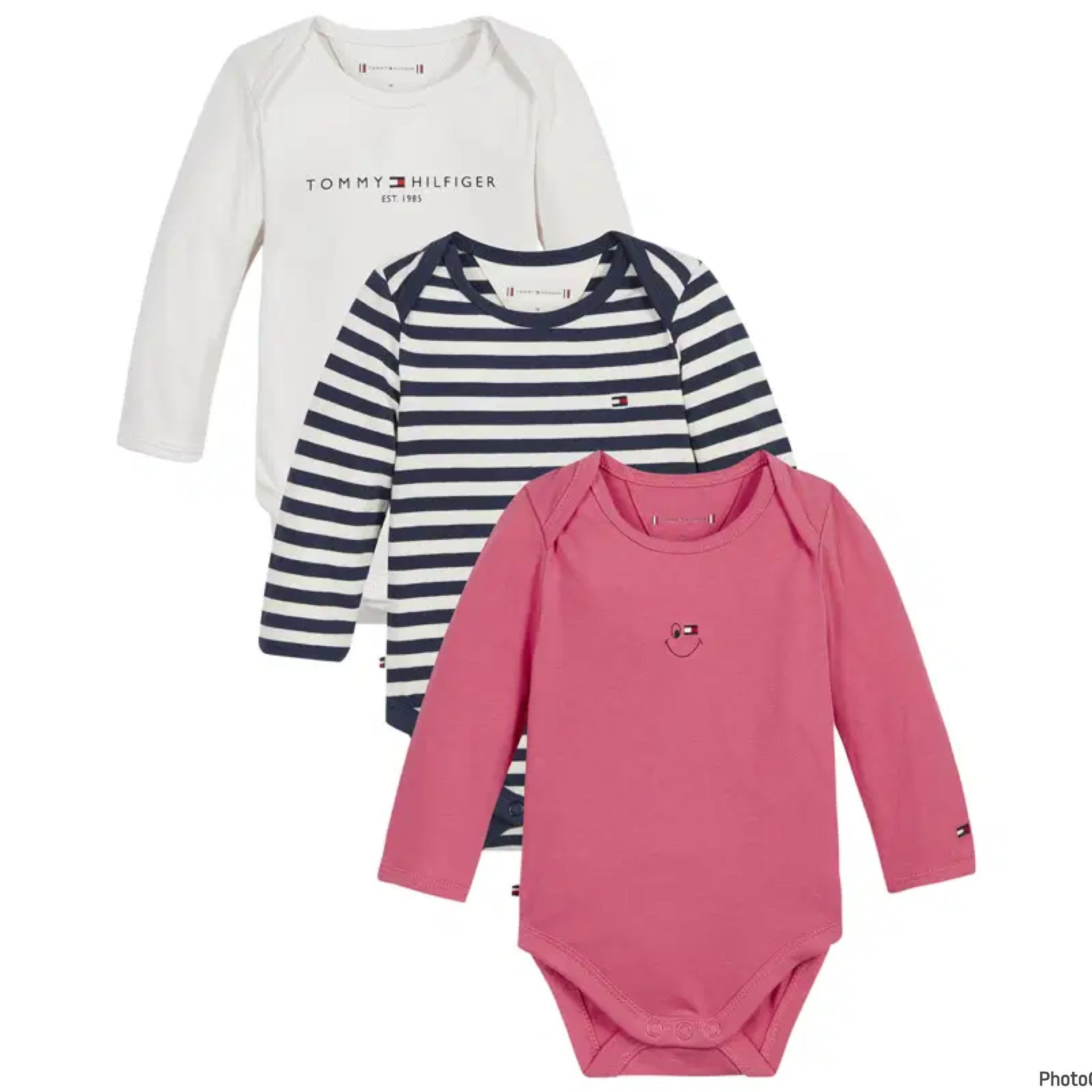 TOMMY HILFIGER BABY BODY SUIT - MULTI - 80 / 9 - 12 MONTH