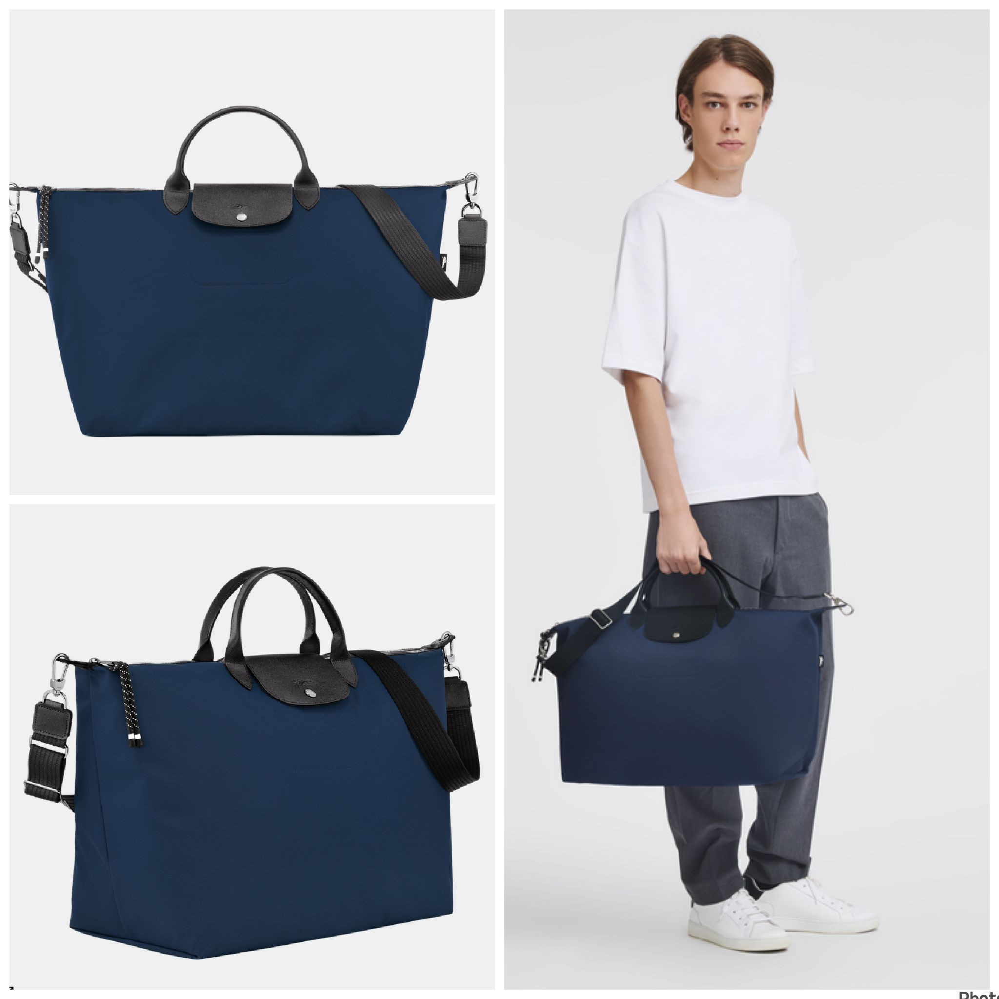 Longchamp Energy - Navy - L1630HSR006 / Large 60 x 30 x 20 cm