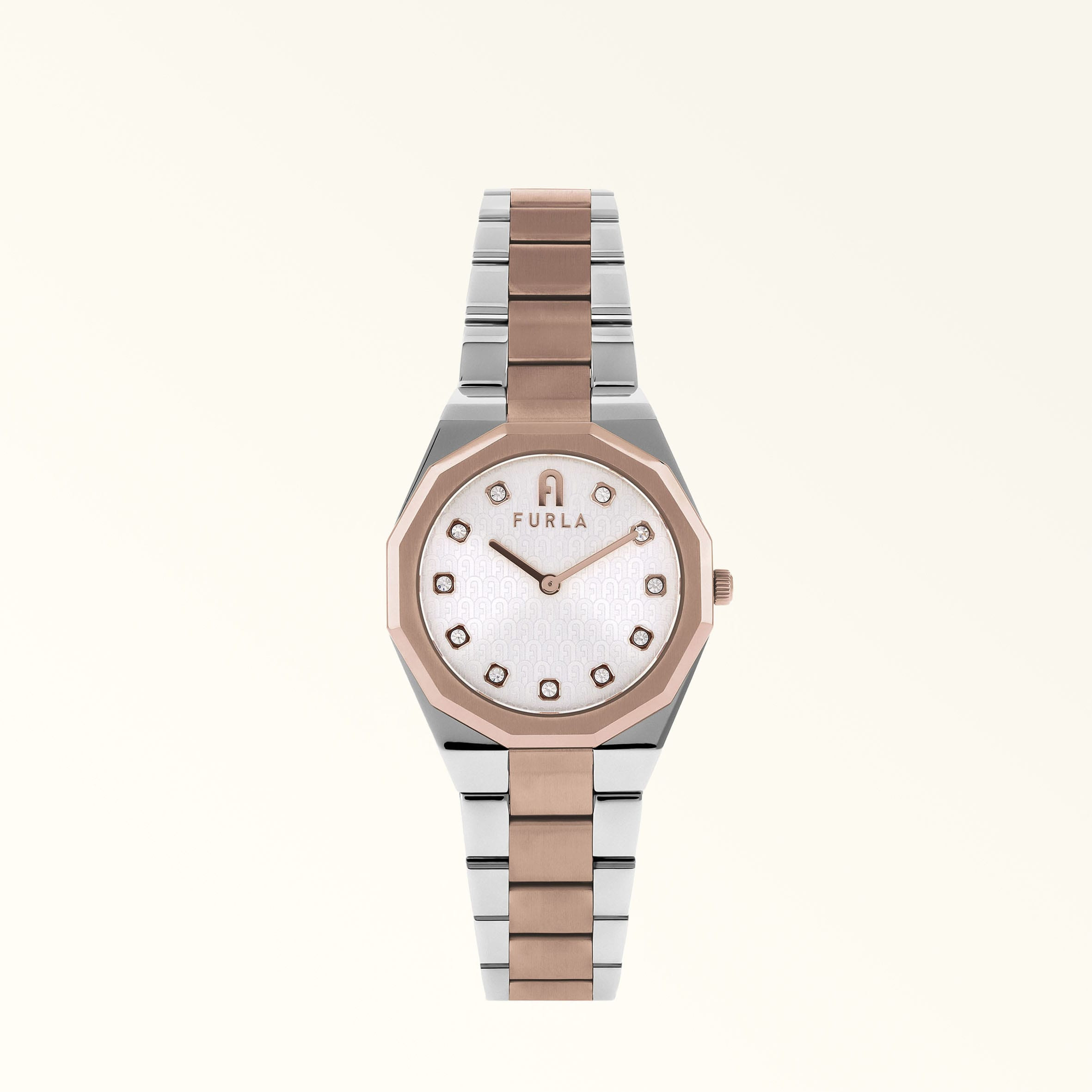 Furla 1927 Watch - Argento/Oro Rosa - One Size