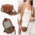 FOSSIL HARWELL CROSSBODY - BROWN - ZB1849200 / MINI / 12 X 9 X 5 CM