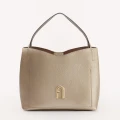 Furla Primula Hobo - Taupe Metal - 34 x 30 x 12 cm