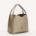 Furla Primula Hobo - Taupe Metal - 34 x 30 x 12 cm