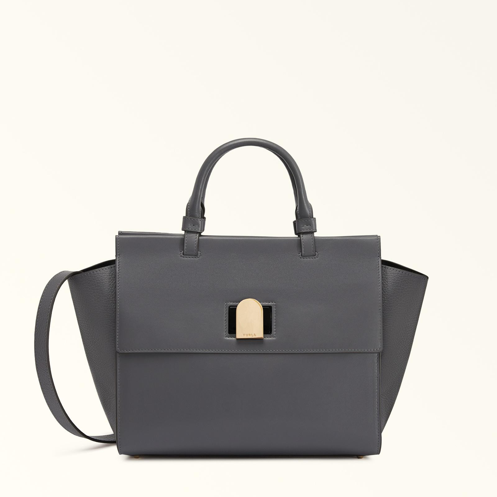 Furla Emma with long strap - Soil - 38 x 26 x 12 cm