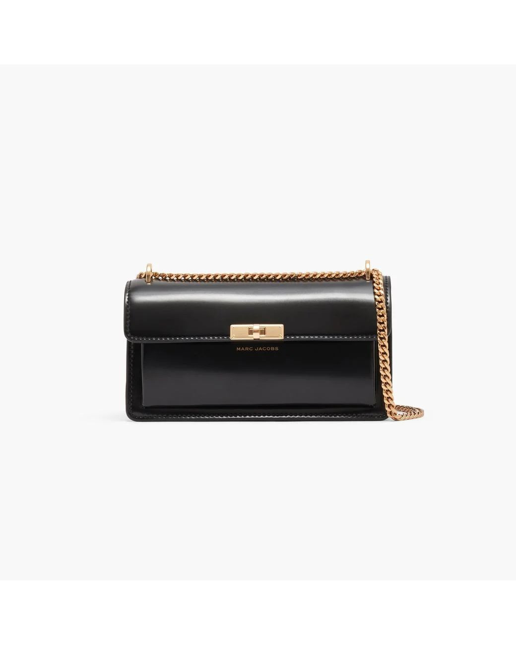 MARC JACOBS THE DOWNTOWN SATCHEL - BLACK - 22 X 13 X 9 CM