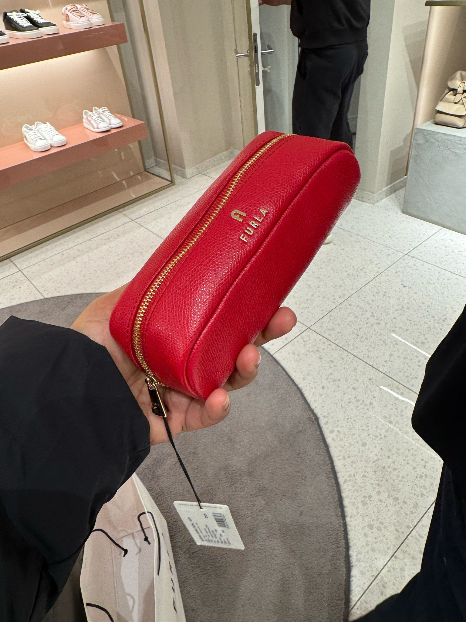 Furla Camelia Jewelry Pouch - Rosso Veneziano - 16.5 x 6 x 6 cm