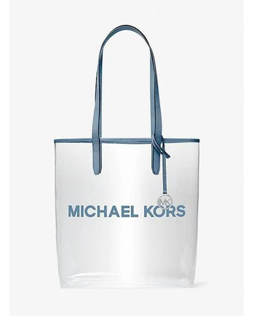 Michael Kors Vinyl Tote - Denim - 35S4G01T3P / Large