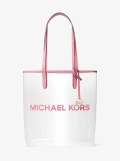 Michael Kors Vinyl Tote - Carnation - 35S4G01T3P / Large