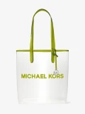 Michael Kors Vinyl Tote - Light Sage - 35S4G01T3P / Large