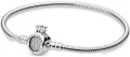 Pandora Bracelet - Crown 0 Clasp Snake Chain - 598286CZ - 23