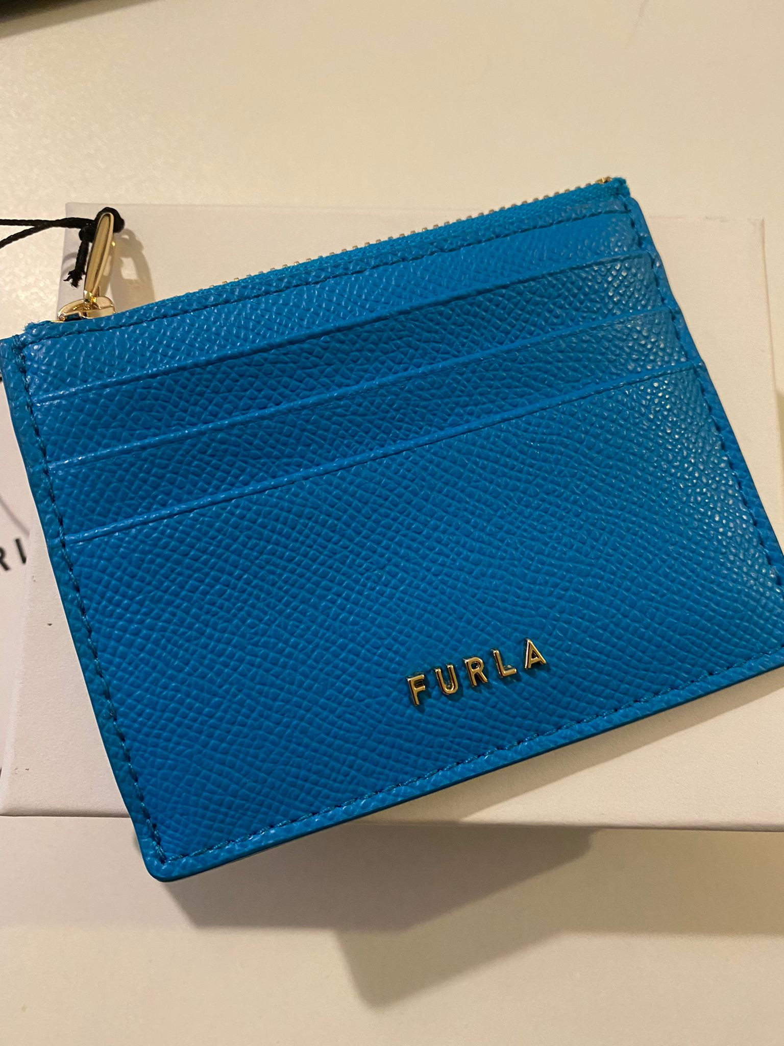 Furla Card Holder - Ciano - One Size