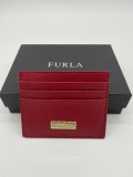 FURLA CARD HOLDER MOUSE - CABERNET - ONE SIZE