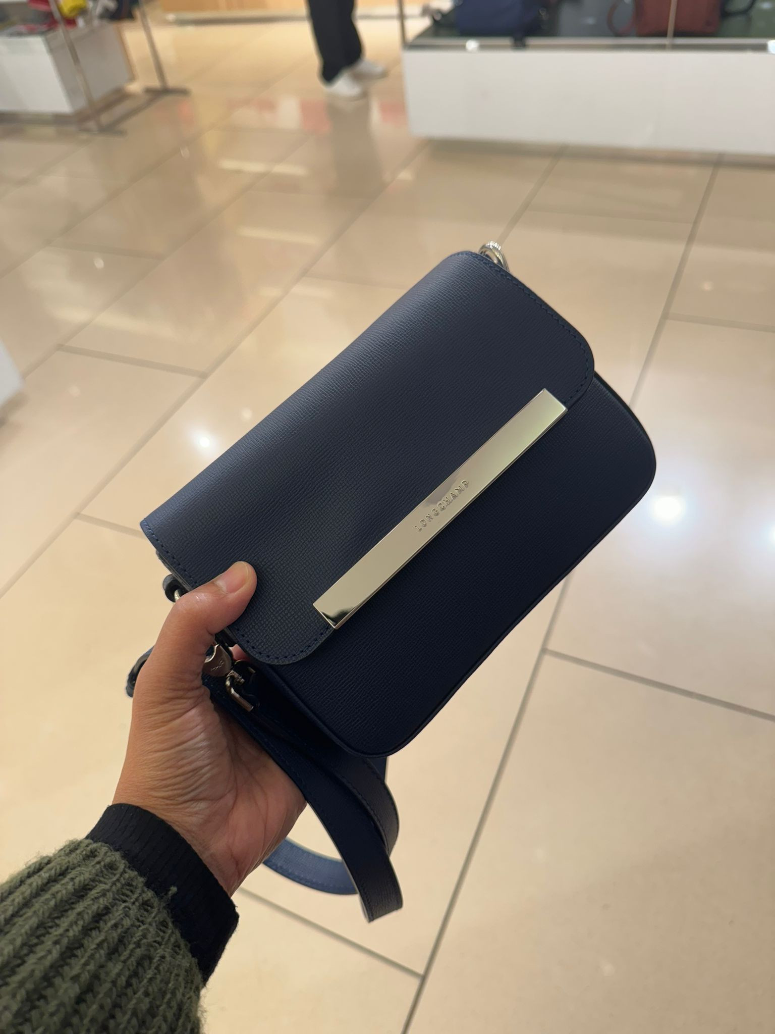 Longchamp Game On Crossbody - Navy - L2096HMZ006 / 20 X 15 X 8 CM