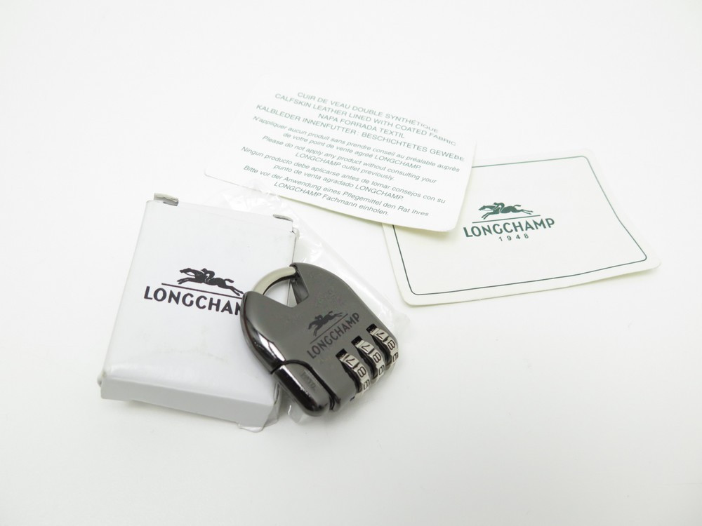 LONGCHAMP LUGGAGE LOCK - CHROME - ONE SIZE