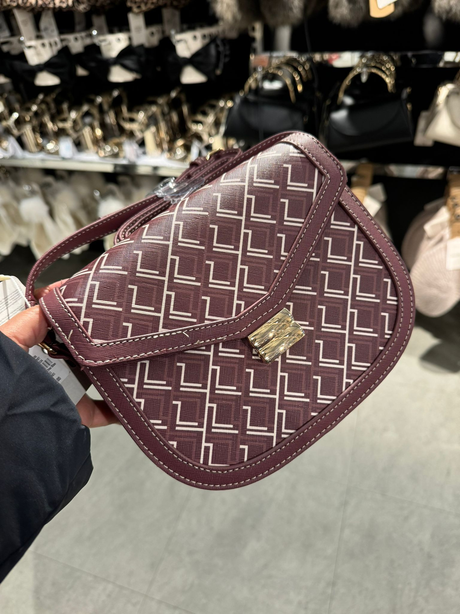 PRIMARK Crossbody - Burgundy - 21 x 18 x 8 cm