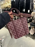 PRIMARK TOP HANDLE CROSSBODY - BURGUNDY - 20 X 21 X 7.5 CM