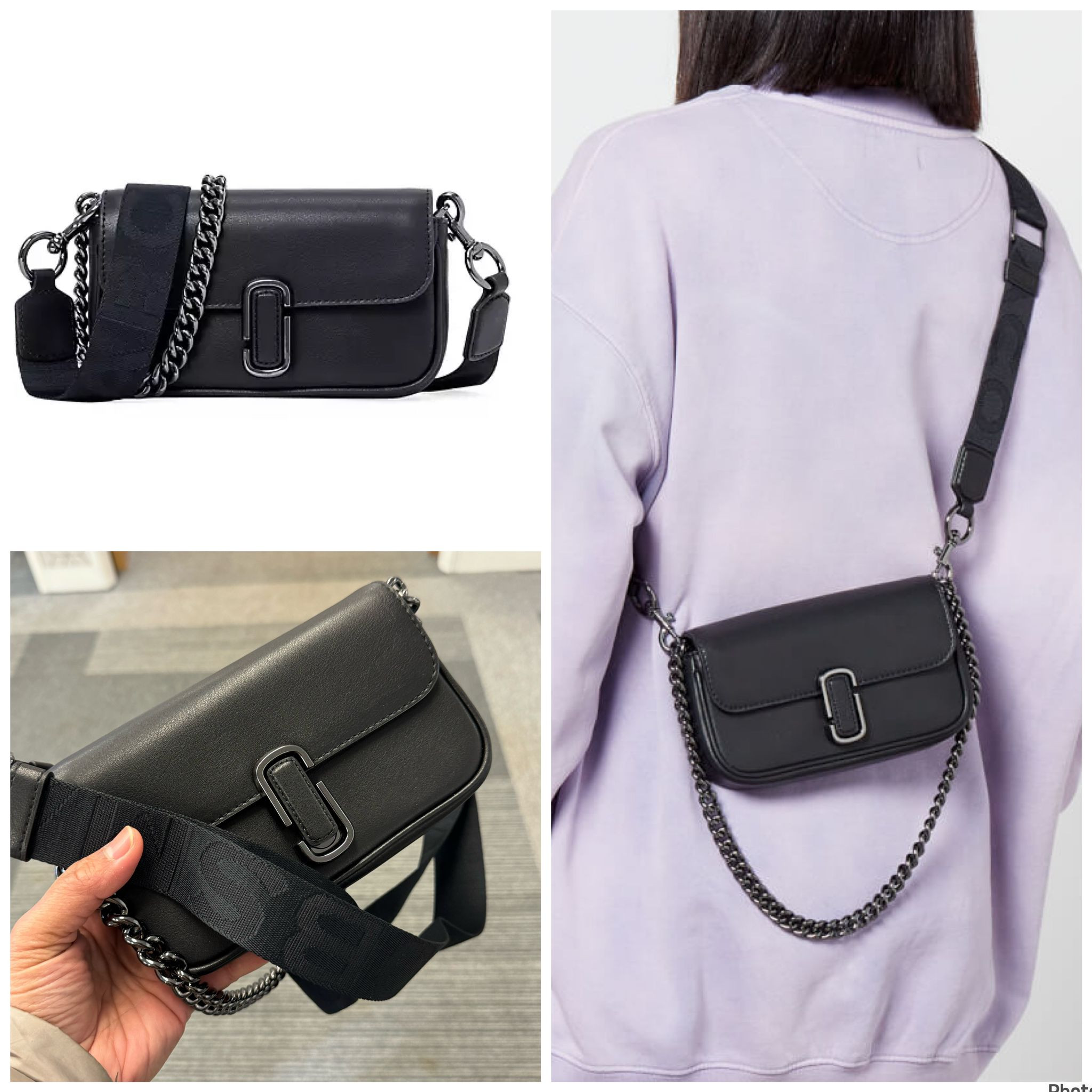 Marc Jacobs The J Link Crossbody - Black - H967L03FA22 / 20 x 11 x 4 cm