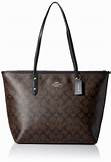 Coach Tote - Im/Brown/Black - One Size