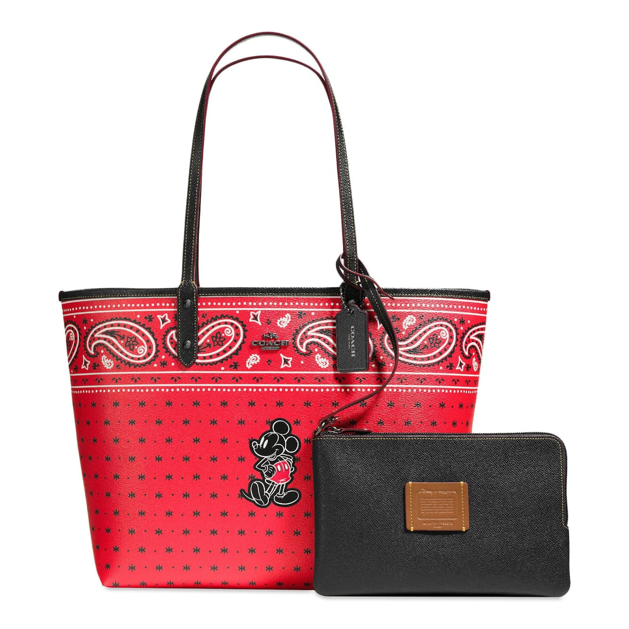 Coach Tote - QB/ Bright red black - One Size