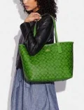 Coach Tote - IM/Neon Green - One Size