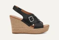 UGG Claudeene Wedges - Black - UK 8 / Eur 41 / Us 10