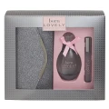 SARAH JESSICA PARKER BORN LOVELY PERFUME - BLACK - 100 ML EDP / 10 ML EDP ROLLERBALL / CLUTCH BAG 18 X 10 CM