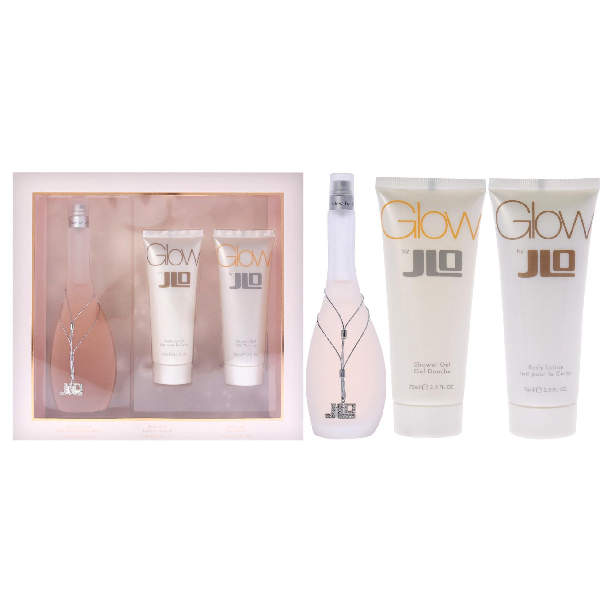 JLO GLOW PERFUME - N/A - 100 ML EDP / BODY LOTION 75 ML / SHOWER GEL 75 ML