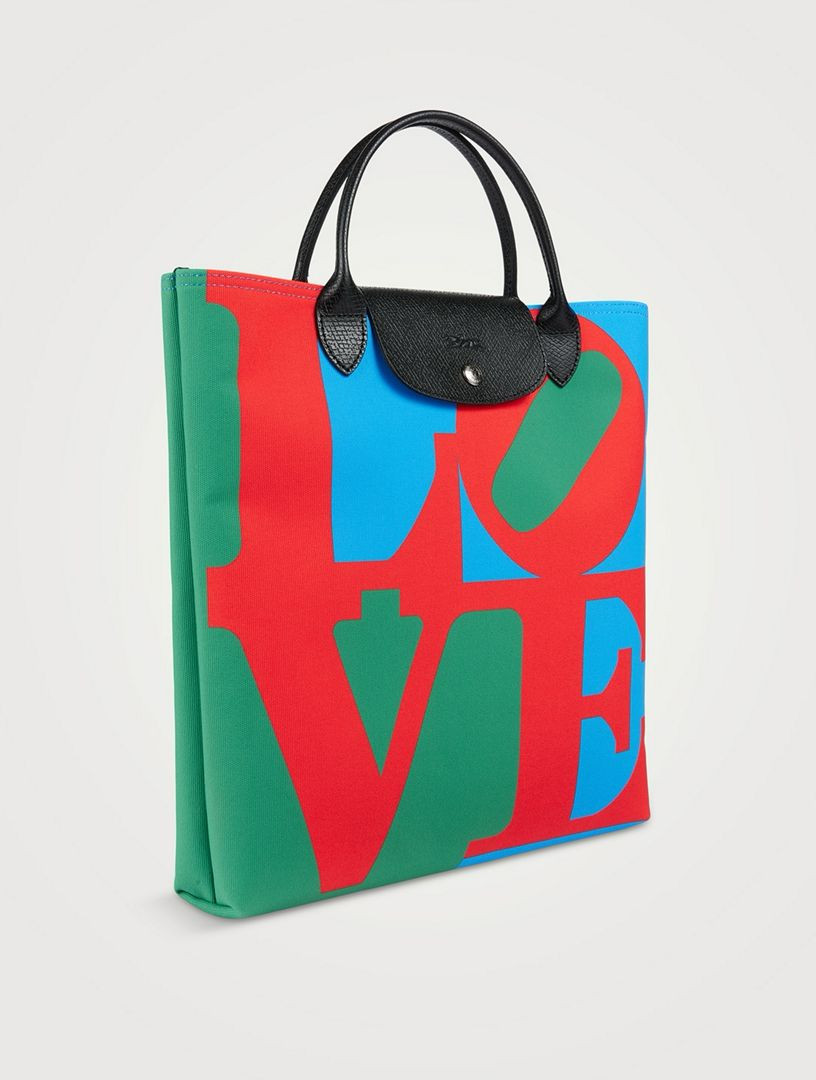 Longchamp Robert Indiana Tote - 10226BBA545 / Multi - 35 x 34 x 6 cm