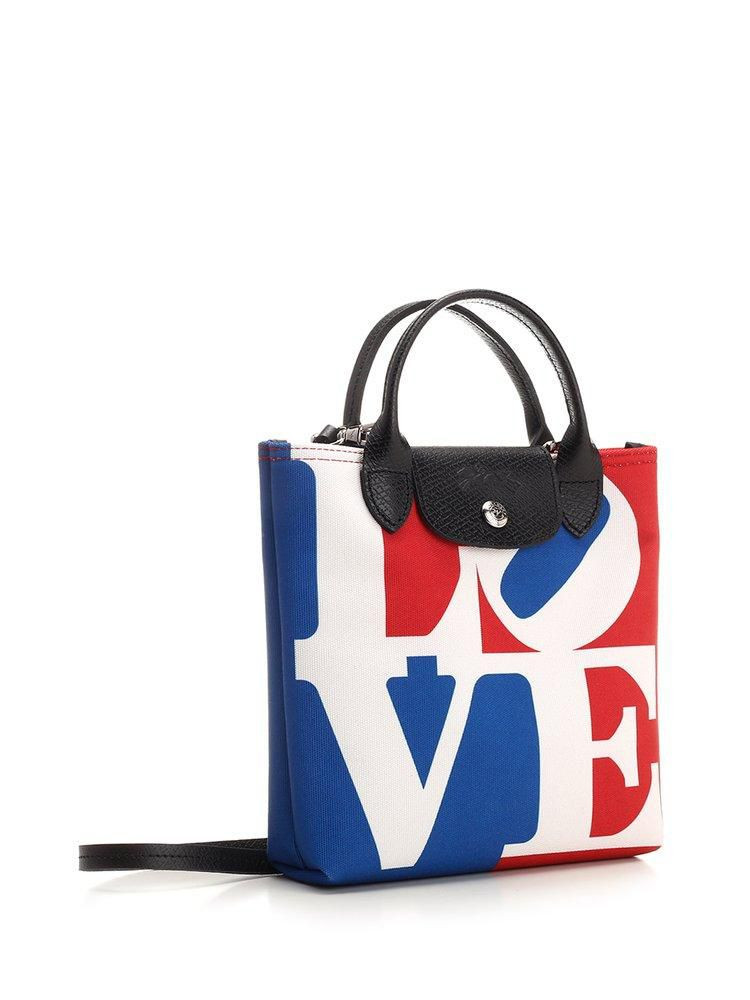 Longchamp X Robert Indiana Tote with long strap - Multi - 10227BBA007 / 22 X 20 X 6 CM