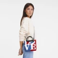 Longchamp X Robert Indiana Tote with long strap - Multi - 10227BBA007 / 22 X 20 X 6 CM