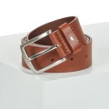 TOMMY HILFIGER BELT - DARK TAN - 90 X 4 CM