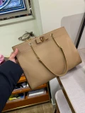 Salvatore Ferragamo Tote - Camel - One Size