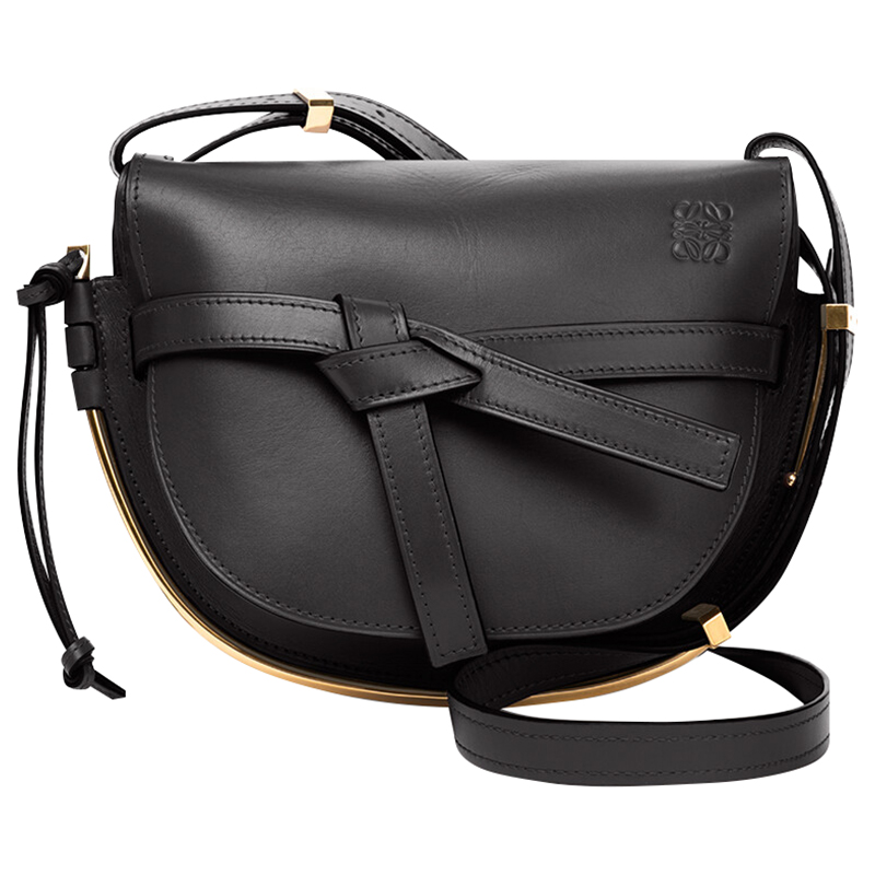 LOEWE GATE CROSSBODY - BLACK - SMALL