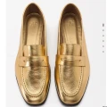 Parfois Loafer - Golden - Size 37 / 222929