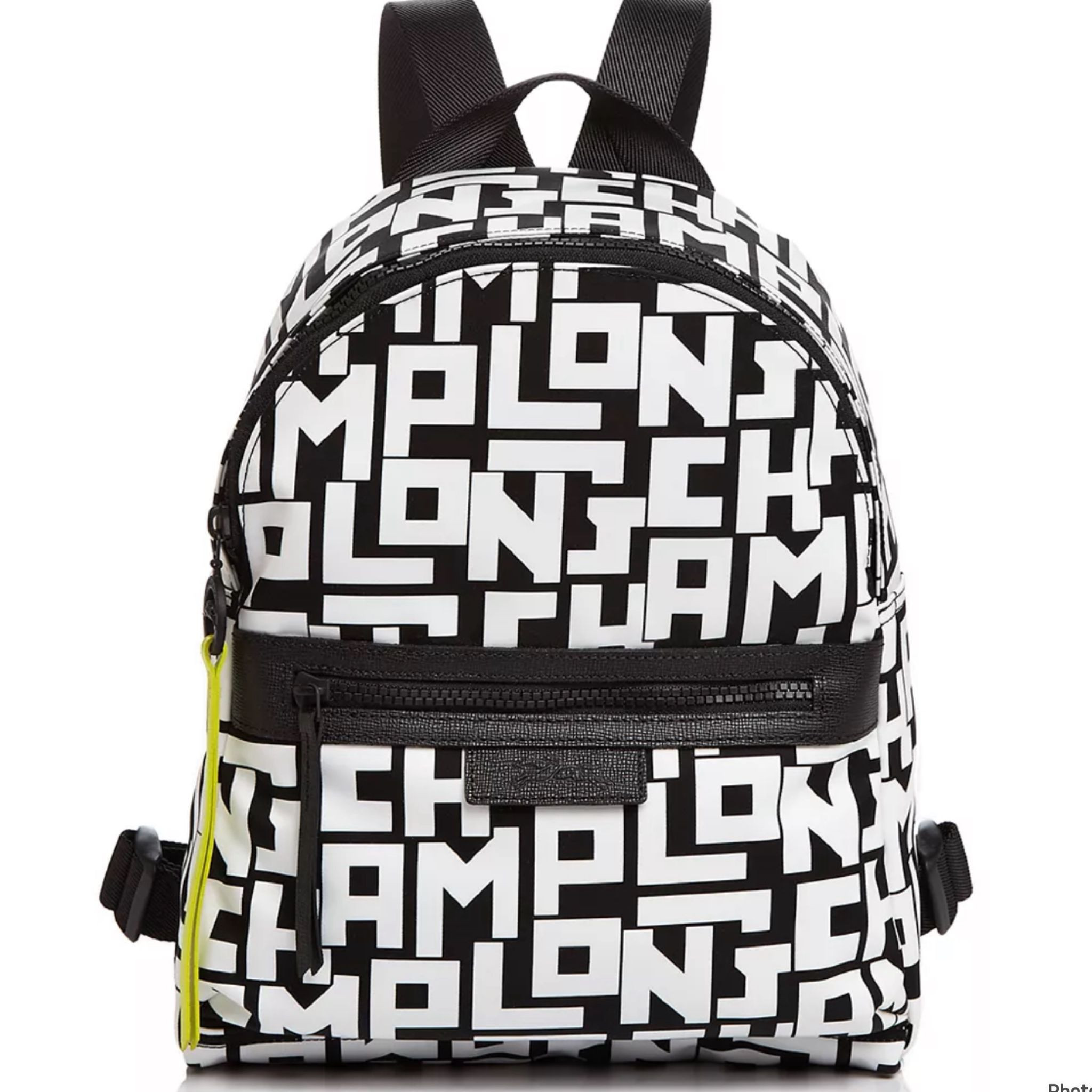 Longchamp Backpack - Black/White - L1118412067 / Small