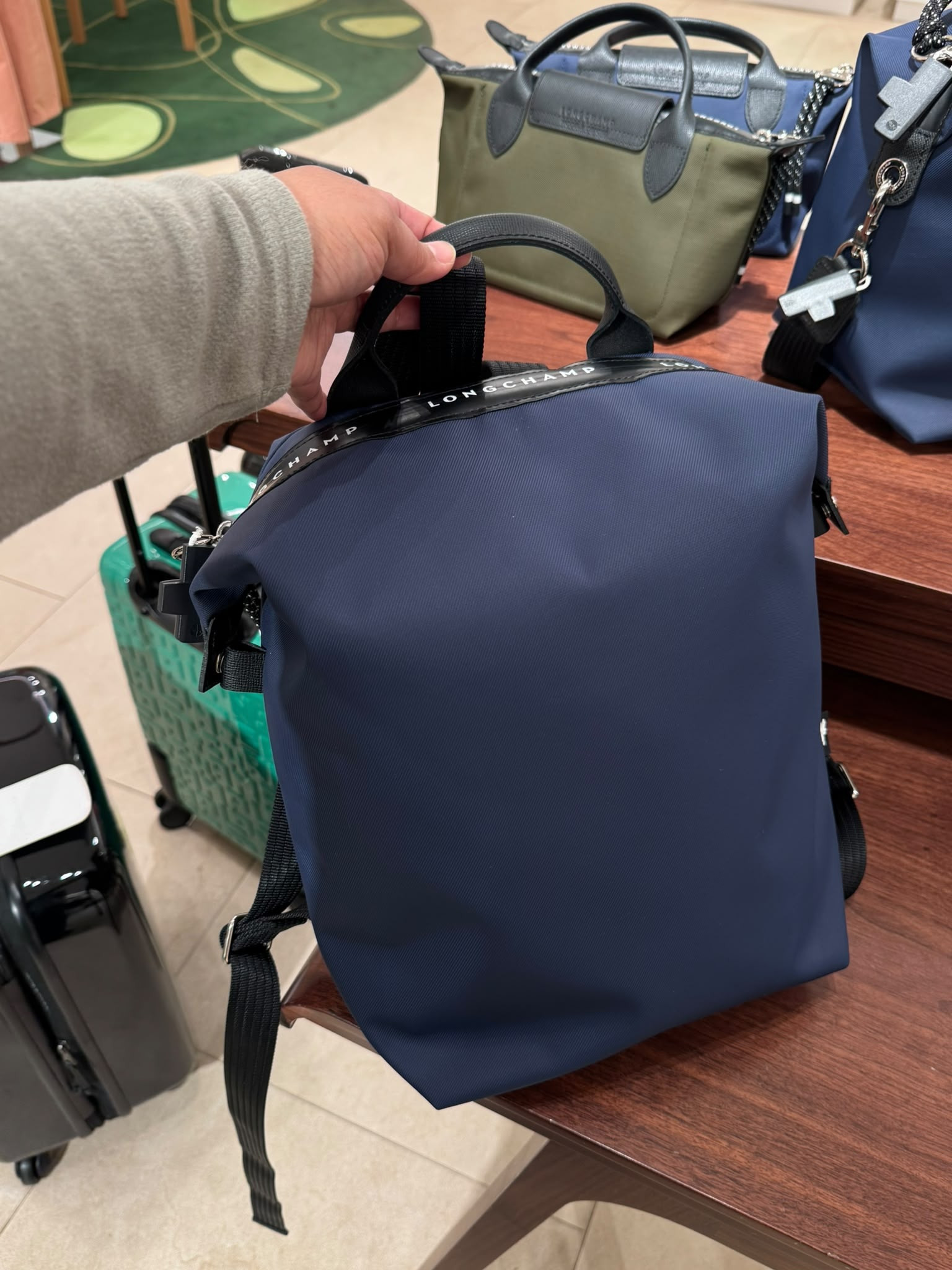 Longchamp Energy Backpack - Navy - 10166HSR006
