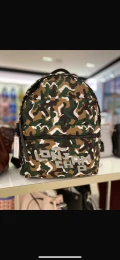 Longchamp Camouflage LGP Backpack - Green Multi - 20001HNLA23 / 48 X 30 X 10 CM