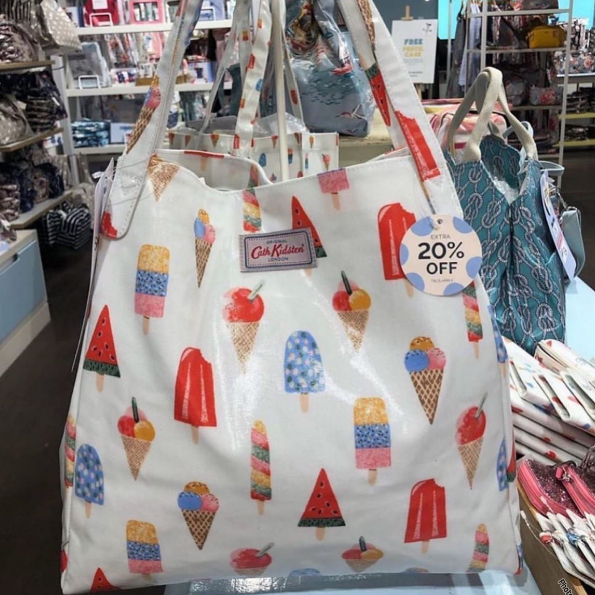 Cath Kidston Tote Bag - Ice Cream - 860130