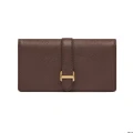FOSSIL EMERY PURSE - CHOCOLATE GANACHE - SWL2897205 / LARGE SNAP