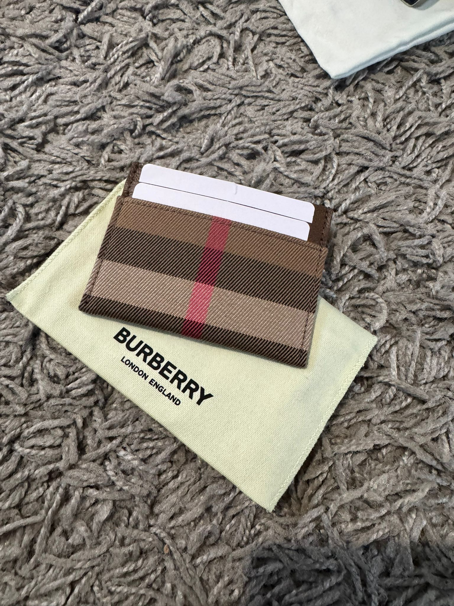 Burberry Card Holder - Brown Multi - One Size