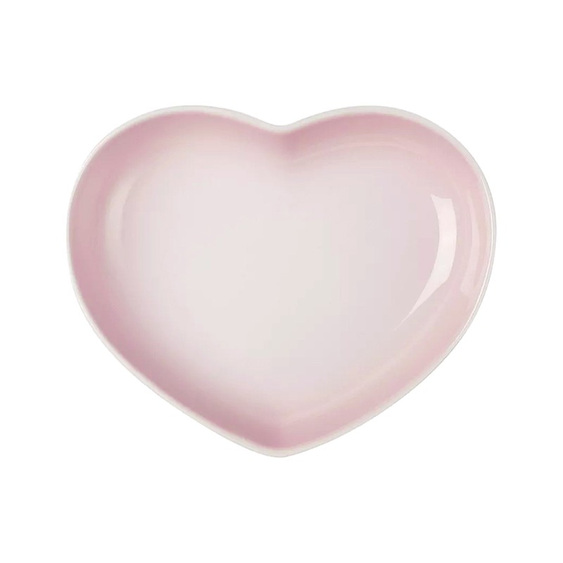 AzuraMart - Le Creuset Heart Dish 21cm - Shell Pink - Medium