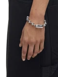 Marc Jacobs Monogram Ball Chain Bracelet - Light Antique Silver - Size XS/S
