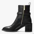 Michael Kors Mindy Block Bootie - Black - UK4 / US7
