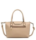 Kitise Top Handle With Long Strap - Apricot Beige - Medium / 30 x 18 x 10 cm