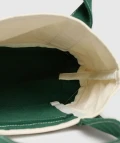 GYMSHARK Collegiate Tote - Oat White/Classic Green - Mini / 30 x 20 x 11.5 cm