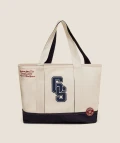 GYMSHARK Collegiate Tote - Blue/Beige - 70 x 34 cm