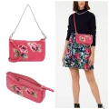 Cath Kidston Demi Velvet Shoulder/Crossbody - Pink - 878692