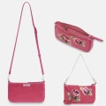 Cath Kidston Demi Velvet Shoulder/Crossbody - Pink - 878692