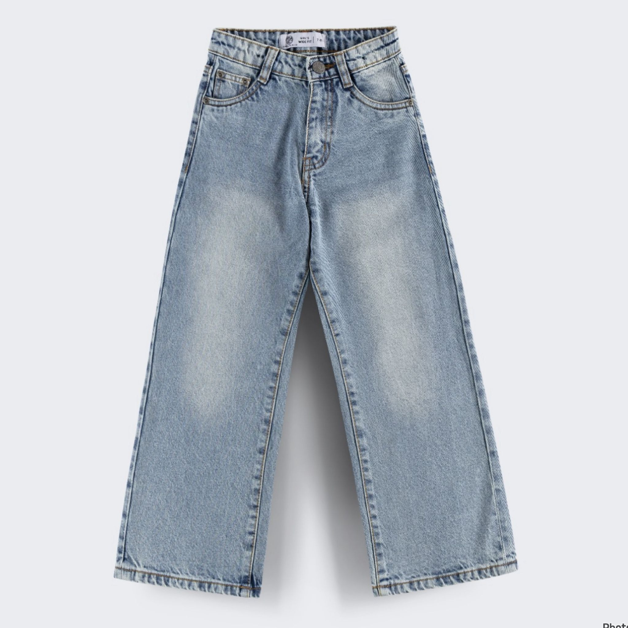Girl Wide Leg - Light Blue - Size 4/5 yrs